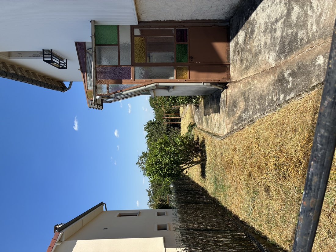 Allée et pelouse après tonte
